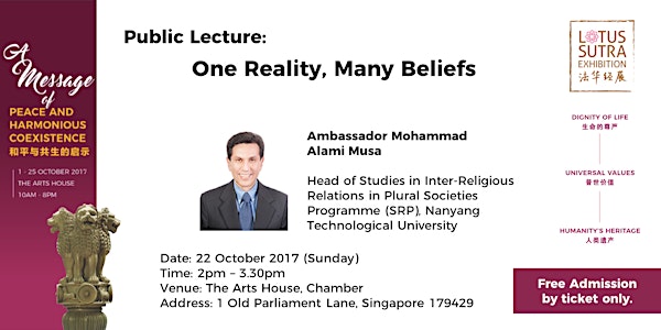 Public Lecture: One Reality, Many Beliefs