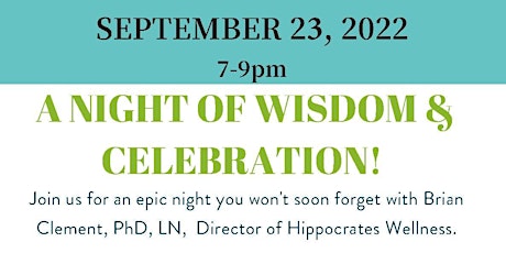 A Night of Wisdom & Celebration! primary image