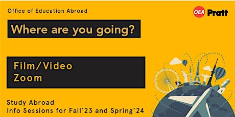 Zoom Study Abroad Information Session: Film /Video Majors