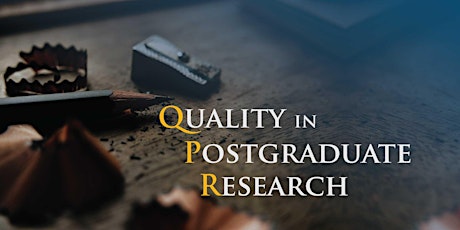 Imagem principal do evento  QPR 2018 - Quality in Postgraduate Research Conference 