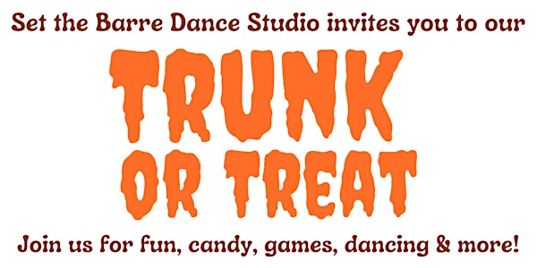 Set the Barre Trunk or Treat