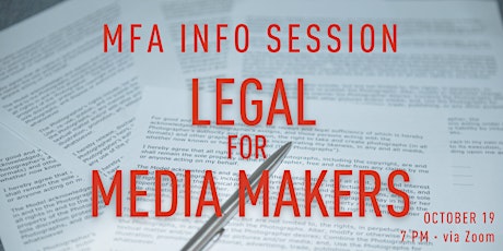 Legal for Media Makers Information Session