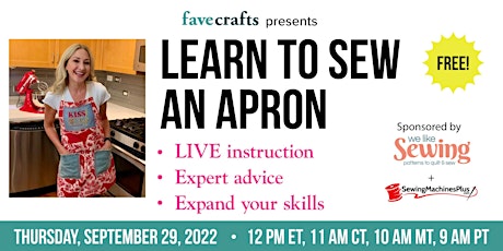 Learn to Sew an Apron