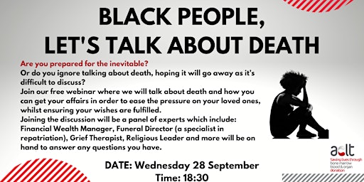 BLACK PEOPLE: LET’S TALK ABOUT DEATH