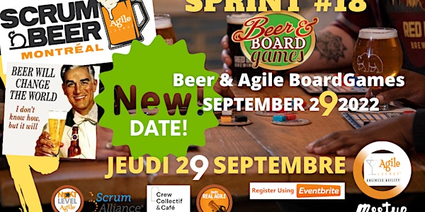 Scrum Beer Montréal #18 - Agile Board Games & Beer