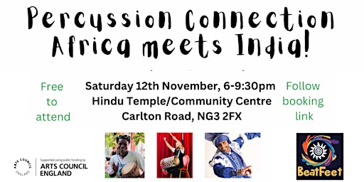 Percussion Connection - Africa Meets India!