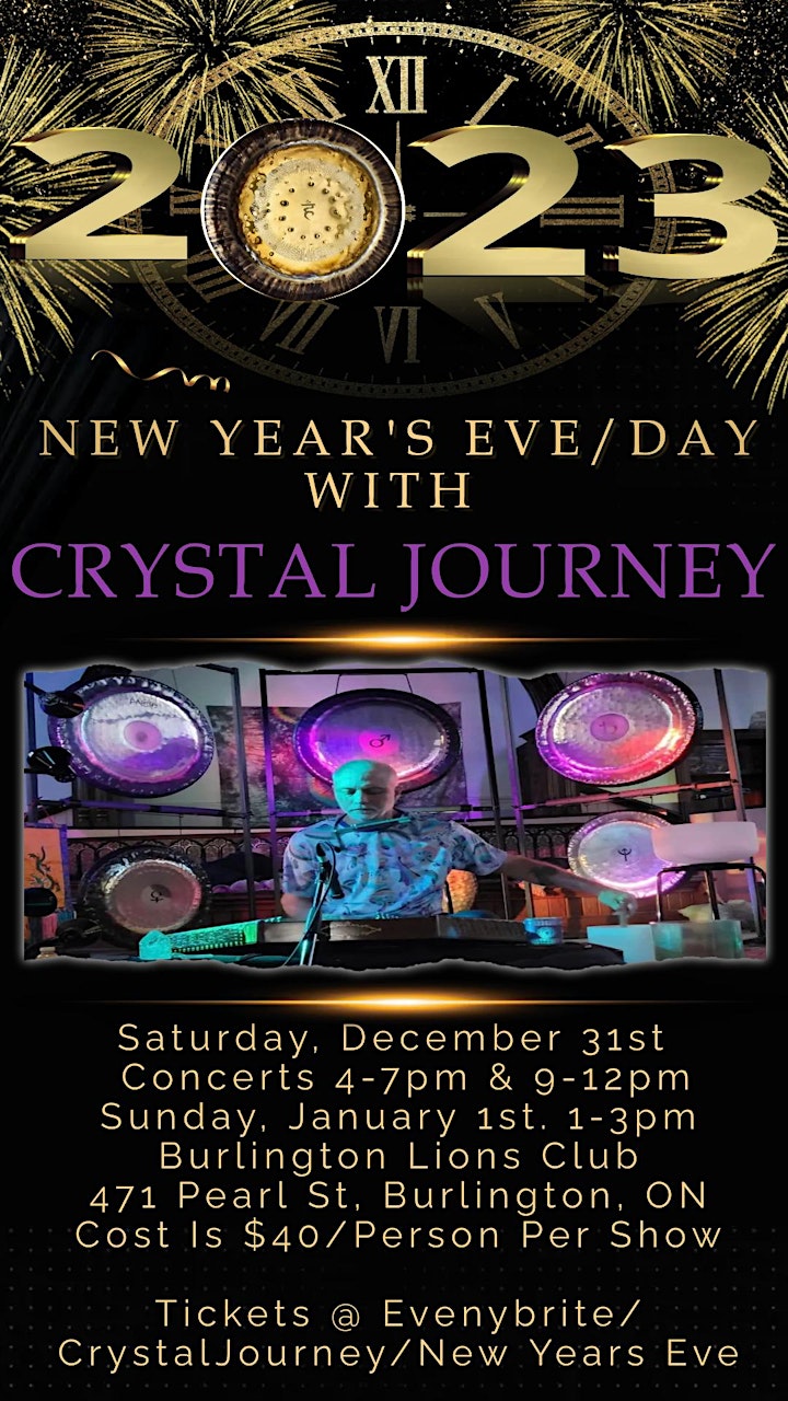 Crystal Journey New Years Eve/Day Concerts image