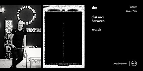 The Distance Between Words by Joel Swanson