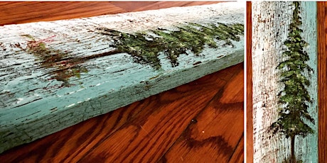 Painted Reclaimed Wood Art primary image