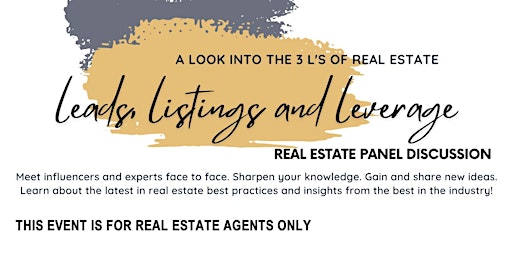 Real Estate Agent Happy Hour and Expert Panel Discussion - September 2022