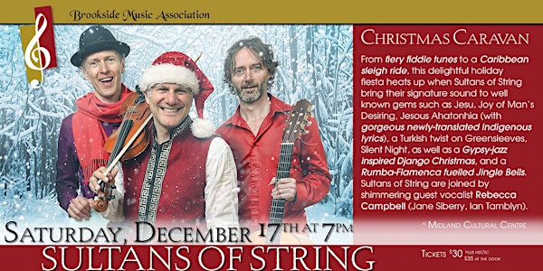 Sultans of String "Christmas Caravan" - Brookside Music Association