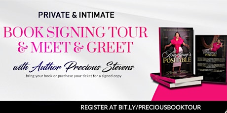 Atlanta Private Book Chapter Read Meet & Greet with Author Precious Stevens