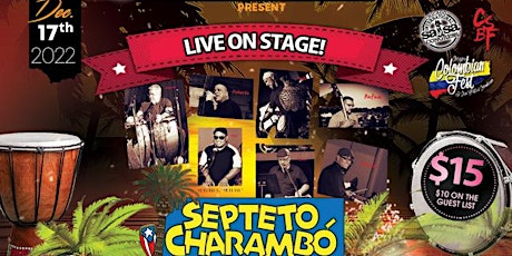 Live Band Salsa Saturday: Septeto Charambo