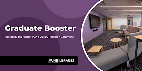 UNB Libraries Graduate Research Booster I primary image