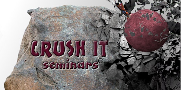 Crush It Project Manager Webinar, Oct 19