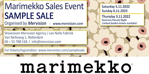 Marimekko Sample Sale 2022