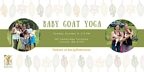 Baby Goat Yoga at Farrington Nature Linc - October 2022