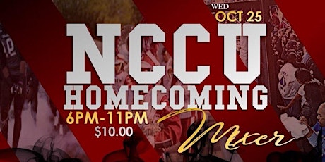NCCU Homecoming Mixer - Wednesday, October 25, 2017 primary image