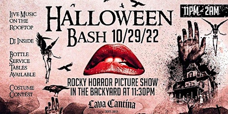 Lava Cantina's HALLOWEEN BASH and Rocky Horror Picture Show