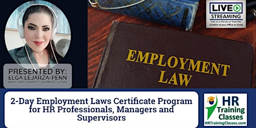 2-Day Employment Laws Certificate Program