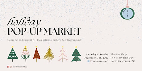 Holiday Pop-Up Market @ The Pipe Shop