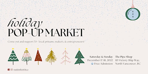 Holiday Pop-Up Market @ The Pipe Shop