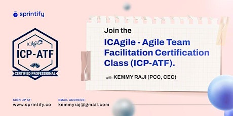 ICAgile ATF- Agile Team Facilitation Workshop