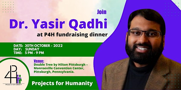 Join Yasir Qadhi at P4H fundraising dinner