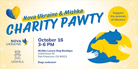Nova Ukraine & Mishka Charity Pawty