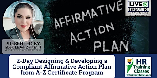 2-Day Designing & Developing a Compliant Affirmative Action Plan