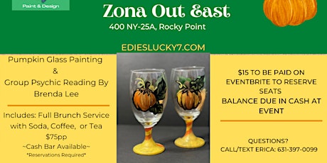 Pumpkin Paint Brunch & Gallery Reading At Zona Out East