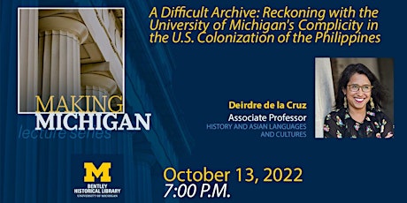 A Difficult Archive: U-M and the Philippines - In Person