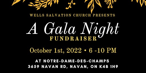 A Gala Night - Fundraiser