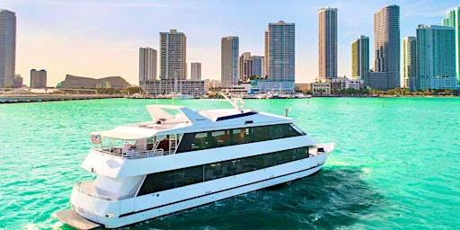 Imagem principal de Miami Hip Hop Booze Cruise  - Best Hip Hop Yacht  Party –   Free Drinks