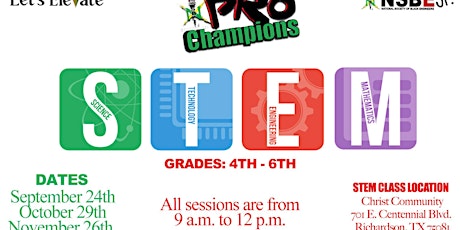 Imagen principal de NSBE Jr. Pro Champions Fall Session