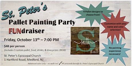 Pallet Painting Party Fundraiser primary image
