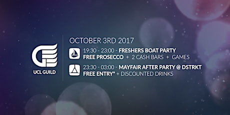Guild Freshers Boat Party After Party  primary image