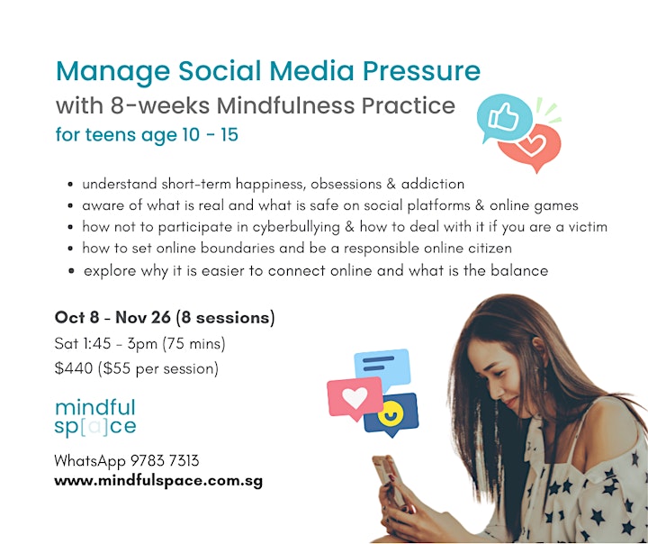 Manage Social Media Pressure with 8-weeks Mindfulness Practice image