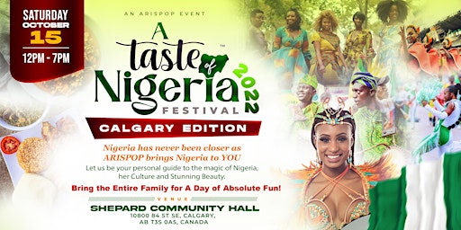 A Taste of Nigeria - Calgary