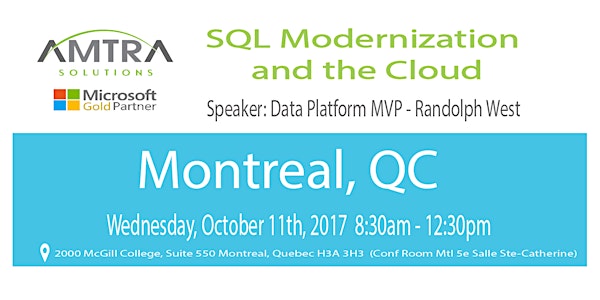 SQL Modernization and the Cloud -Montreal