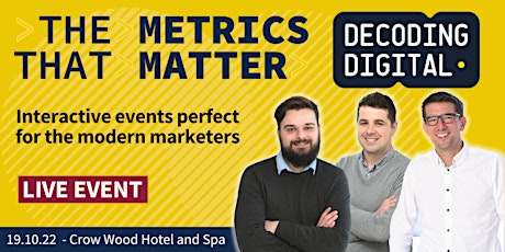 The Metrics That Matter (Crow Wood Hotel & Spa) primary image