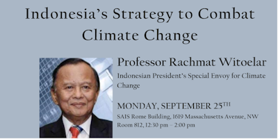 Professor Rachmat Witoelar: Indonesia's Strategy to Combat Climate Change