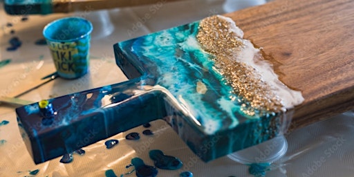 Resin Flood Coat Pouring On Charcuterie Boards Workshop