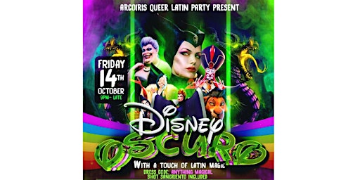 Arcoiris Queer Latin Party: Disney Oscuro