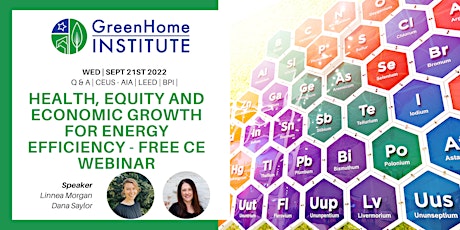 Health, Equity and Economic Growth for Energy Efficiency - Free CE Webinar