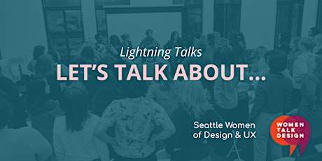 seaDUX & WTD Lightning Talks event