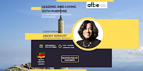 Leading and Living with Purpose with  Jacky Wright