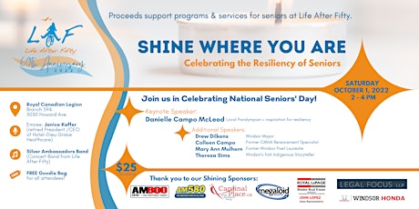 Shine Where You Are: Celebrating the Resiliency of Seniors