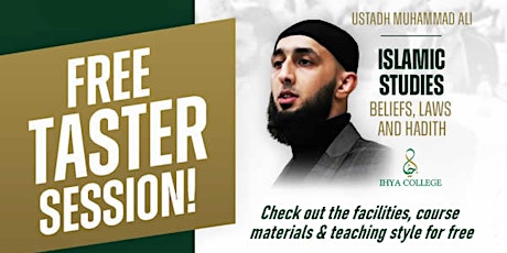 Islamic Studies - Taster Session (September 2022)