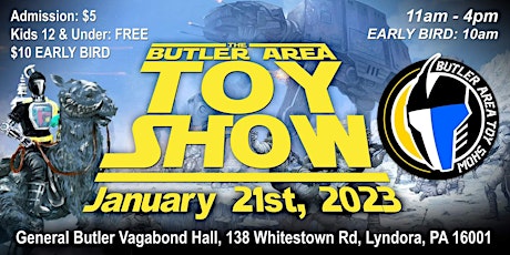 Butler Area Toy Show January 2023